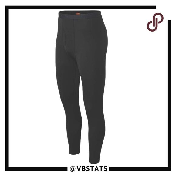 Terramar Men's Polypropylene Black Thermal Long Johns in Size XLT - Picture 1 of 7